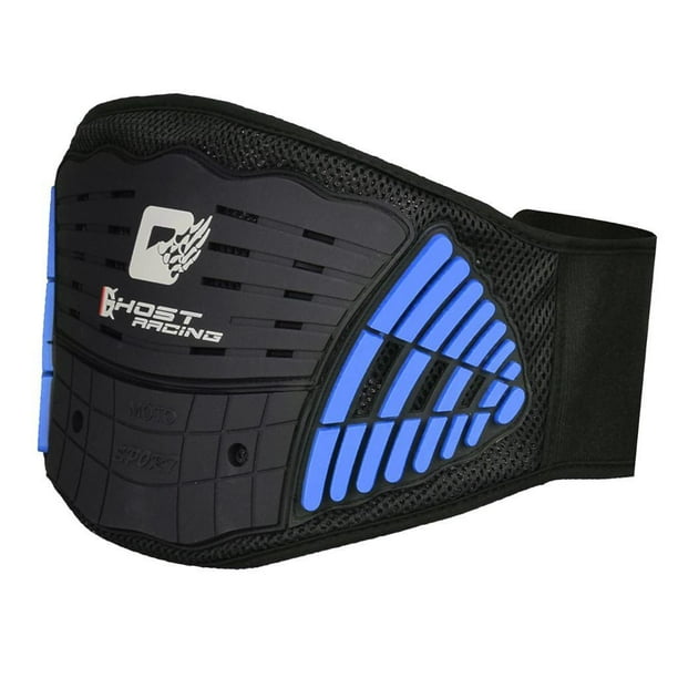 Sonducket Equipo protector de cintura de apoyo para cinturón de riñón de carreras de Motocross para motocicleta Deportes de nieve Azul