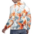 thumbnail image 6 of Naloa Three Goldfish Watercolor Splash Men's Casual Hooded Collar Drawstring Hoodies Pullover Sweatshirts Casual Long Sleeve Shirts-XX-Large, 6 of 7