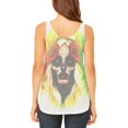 thumbnail image 2 of The Day after Cinco De Mayo Juniors Flowy Side Slit Tank Top Multi SM, 2 of 2