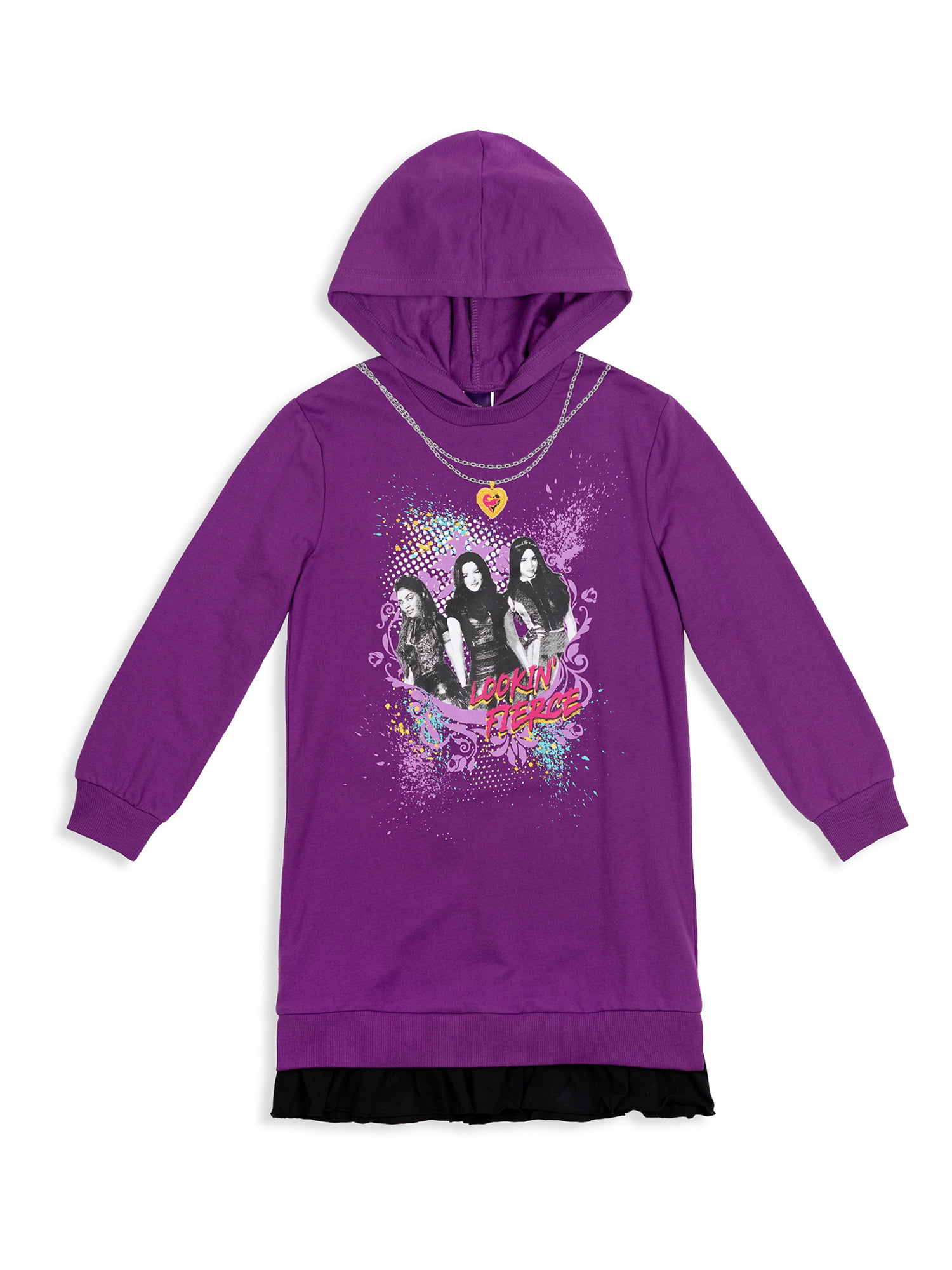 Size Small Disney's Lilo & Stitch Girls 7-16 Tie-Dye Graphic Fleece Sweatshirt