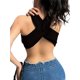 thumbnail image 4 of Txlixc Blusa tubular de verano para mujeres, de punto de color sólido Txlixc moda, 4 of 6