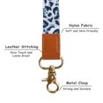 thumbnail image 5 of YAOMOBB Keychain Lanyard Sunflower Pattern Phone Lanyard Sturdy Anti Lost Colorful Polyester Keychain Card Holder, 5 of 5