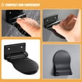 thumbnail image 3 of ETHZZLE Nonslip Shower Foot Stool Aluminum Alloy Fold Rest For Bathroom Accessory 1Pcs, 3 of 8