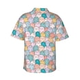thumbnail image 3 of Haiem Colorful Cute Pig Printed Hawaiian Shirt for Men - Men’s Casual Beach Summer Shirts - Stretch Fabric with Modern Fit-Medium, 3 of 9