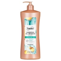 Suave Moroccan Oil Infusion Shampoo For Dull Hair, Adds Shine, 28 FL OZ