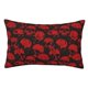 thumbnail image 1 of Fotbe Red Skulls Funda de Almohada Decorativa Estilo Occidental, Lujo en Algodón, Fundas para Almohadas King, Cojín Estampado para Decoración del Hogar-14"x20", 1 of 6