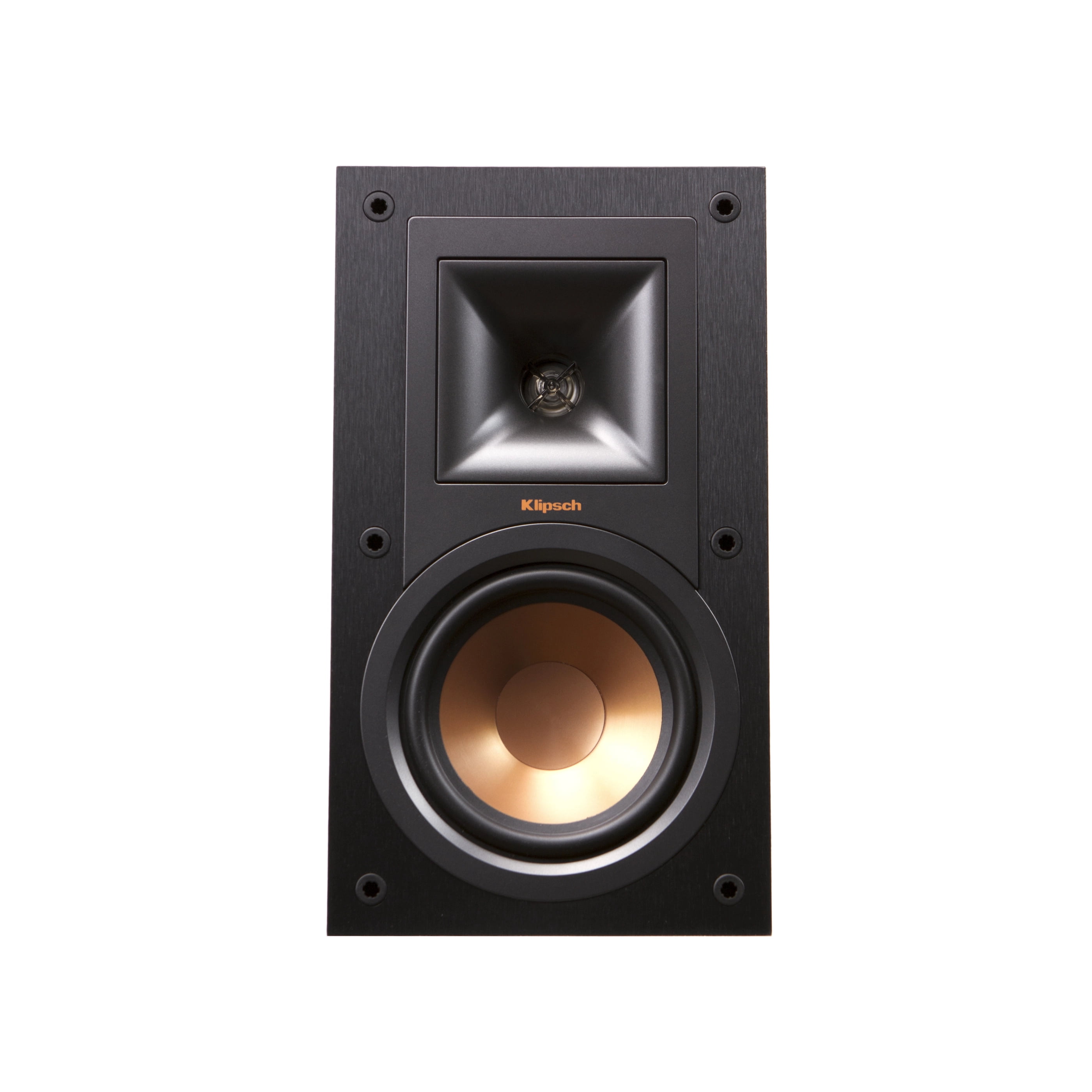 Klipsch R-15M 2-Way Bookshelf Speakers, Black