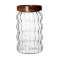 thumbnail image 3 of Tarro de vidrio para almacenar alimentos con tapa hermética, transparente, para almacenar alimentos 700ML verticales, 3 of 9