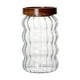 thumbnail image 3 of Tarro de vidrio para almacenar alimentos con tapa hermética, transparente, para almacenar alimentos 700ML verticales, 3 of 9