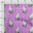 thumbnail image 2 of oneOone Tissu Velours Améthyste Animal Chat avec Texture Texte Matériel de Robe Tissu Imprimé Tissu au Mètre 58 Pouces de Large, 2 of 4