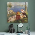 thumbnail image 4 of Pierre Auguste Renoir Print Painting Girls on The Seashore Wall Art Poster Gifts Bedroom Prints Home Decor Hanging Picture Canvas Painting Posters 20x20inch(50x50cm), 4 of 5