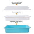 thumbnail image 3 of Seed Sprouter Trays- Soil-Free Cultivation Germination Tray, Nursery Tray with Planting Paper for Indoors or Outdoors Sprouting Seeds, Grow Grass, Beans (With Lids, 3 of 6