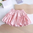 thumbnail image 4 of QTBIUQ Girls Bubble Skirt with Built-In Shorts Cute Bow Princess Elastic Waist Summer Casual Party Skirt, 4 of 8