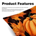 thumbnail image 2 of Maple Ieaf Pumpkin Luxurious Velvet Throw Covers Pillow Inserts - Set of 2 Throw Pillows with Unique Patterns - 16x16, 18x18, 20x20 Inches for Home Decor and Gifts, 2 of 6