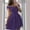 *Purple, variant on ClodeEU Women's Off The Shoulder Short Sleeve A Line Mini Dress,Elegant Cocktail Party Prom Dress Black,Women's Plus L