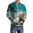 thumbnail image 5 of Underwater Seashells And Pearls 3d Sweatshirts Hoodie Fashion Casual Personality Men's Women Street Hoodie Pullovers Long Sleeve Comfortable Top, 5 of 6