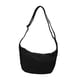 thumbnail image 2 of Bolso bandolera de lona con colgante para mujer, ideal para viajes, trabajo y vacaciones. negro, 2 of 7