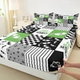 thumbnail image 3 of Manfei Tractor Machinery Truck Full Size Sheets, Construction Vehicle Bed Sheets, Teens Boys Girls Kids Sheet Sets, Microfiber Bedroom Decor, 4 Pieces, 3 of 7