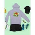 thumbnail image 3 of Frog Living In Nature Hoodie Juniors - Youth Hoodie, Sport Grey, Small, 3 of 4