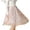 Yellow, variant on Women's Tulle Skirt – Knee-Length A-Line High-Waisted Elasticated Pleated Petticoat Underskirt, 65 cm