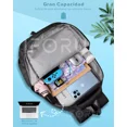 thumbnail image 3 of Mochila Escolar Viaje Para Laptop 15.6 Inch Mochilas Hombre Antirrobo Negro IFORU 30 L, 3 of 8