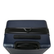 Protege Vacationer 28-inch Checked Expandable Hardside Luggage With 360-Spinner Wheels and Divider Pockets, Navy Cove