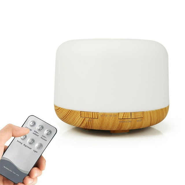 Boovnll Humidifiers for Bedroom, Home Bread Shape Colorful Aroma Diffuser Office Warm Light Humidifier 500Ml, Humidifier, Humidifier Large Room, Cool Mist Humidifiers for Bedroom