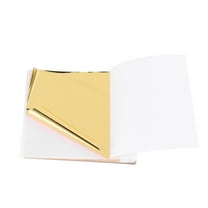 RENACLIPY Leaf Foil Paper Gold Leaf Sheet Foil Copper 100 Sheets