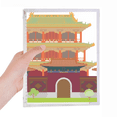 thumbnail image 1 of Carnet à Motif Traditionnel Architecture Chinoise Journal Rechargeable Papeterie, 1 of 3