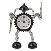 Apooke Gear Robot Desktop Alarm Clock for Creative Student Silent for Time Clocks