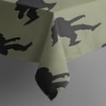 thumbnail image 3 of Green Bigfoot Pattern Rectangle Tablecloth 60"x84",Waterproof Polyester Rectangle Table Cloth, Wipeable Spillproof Polyester Tablecloth for Dining, Camping, Indoor and Outdoor, 3 of 5
