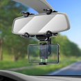 thumbnail image 1 of El soporte para teléfono con espejo retrovisor para automóvil gira 360 grados Soporte universal para teléfono con espejo retrovisor para automóvil para teléfonos inteligentes con un ancho de menos de 9,4 cm (3,7 pulgadas) Rojo Verde Cocina, Decoración y Otros, 1 of 5