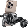 thumbnail image 1 of Soporte de teléfono para moto Lamicall, totalmente metálico, para iPhone 16 Pro, 1 of 7