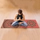 thumbnail image 5 of Microfibra Fitness Mat Cojín estampado plegable Pilates Sudor Absorbente Gimnasio en casa, 5 of 9