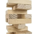 thumbnail image 4 of YardGames Giant Tumbling Timbers Natural Pine Wood Stacking Game (2 Pack), 4 of 8