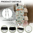 thumbnail image 6 of COEQINE Chicken Crutch Pouch Floral Compartments Adjustable Crutch Organizer Pouch Large Capacity Crutch Storage Bag Broken Foot Underarm Crutch Pouch for Elderly, 6 of 7