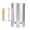 Silver, variant on BBQ Grill Quick Rapid Fire Starter Chimney with Insulated Handle Quick Rapid Fire Briquette Starters for Outdoor Barbecue (Silver)