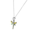 thumbnail image 3 of 925 Sterling Silver 3D Enamel Dragonfly Charm Pendant Necklace, 18", 3 of 3