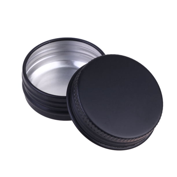 FELTECHELECTR 20 cajas de aluminio de 15 ml para ungüentos y cremas, contenedores vacíos para maquillaje, suministros cosméticos para viajes en casa.