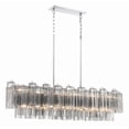 thumbnail image 5 of ADD-317-CH-SM Crystorama Lighting Addis - 14 Light Chandelier-14.25 Inches Tall and 51.75 Inches Wide-Polished Chrome Finish-Smoke Glass Color, 5 of 10