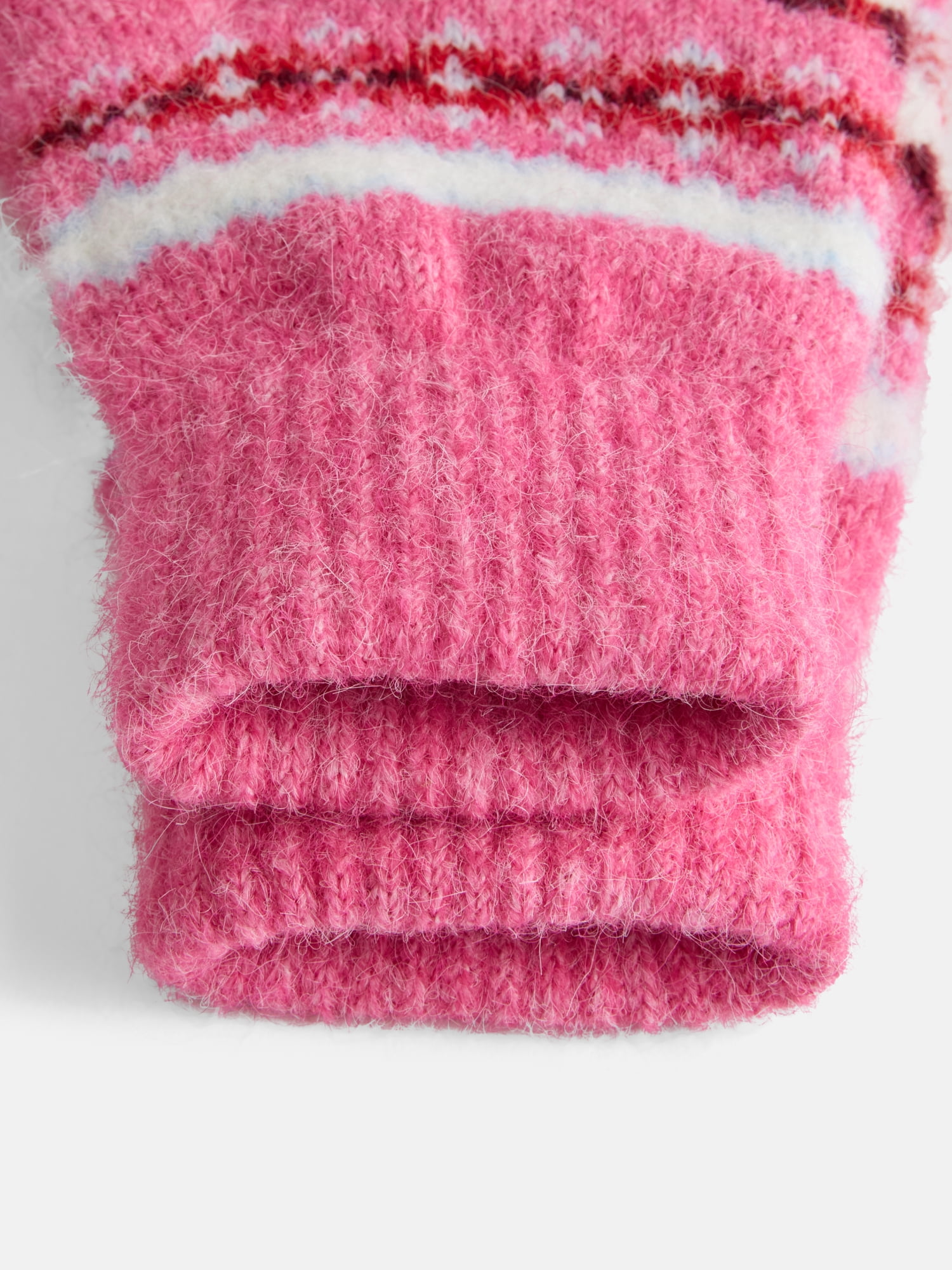 Free Assembly Women's Beanie Mitten Set, Pink
