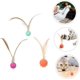 thumbnail image 4 of 3 piezas divertidos juguetes para gatos Bungee juguetes para masticar perros juguetes Mini creativo interesante perro en movimiento con burlas gatitos mascotas ER, 4 of 5