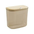 thumbnail image 2 of Plastic Laundry Basket with Lid for Dirty Clothes Storage Ventilated Bathroom Hamper, 2 of 6