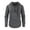 Grey, variant on 2025 Men's Spring and Autumn Hoodie Solid Color Lace up Zipper Pocket Sports Street Clothing Hooded Sweatshirt Mens Hoodies Grey S
