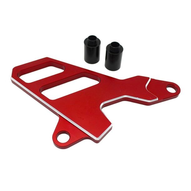 Protección de la cubierta del piñón delantero de la motocicleta de aluminio para Suzuki Ltz400 Ltz 400 Rojo Zulema Protector de cadena