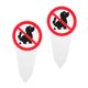 thumbnail image 5 of FESTFENDS 2Ud De Jardín Con Estaca Para Aviso No Pooping Exterior, 5 of 8
