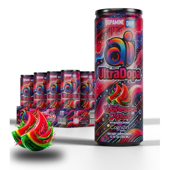 Ai UltraDopa Watermelon Miracle | Sugar-Free Clean Energy Drink