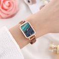 thumbnail image 1 of Reloj de moda para mujer, pequeño reloj verde, estilo coreano, reloj de cuarzo cuadrado de moda para mujer, 1 of 1