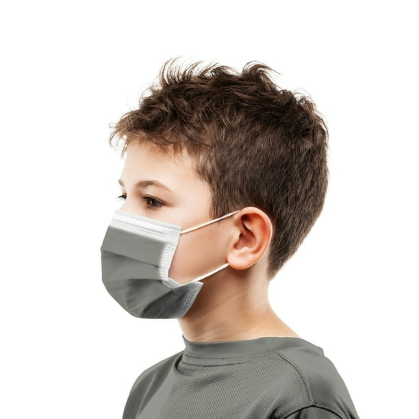 CANADAMASQ 50 Pack Kids Level 3 Disposable Face Masks