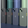 thumbnail image 2 of Adecuado para funda de teléfono iPhone 14Max, adecuado para iPhone 13 agradable para la piel 12 Pro protección para los ojos 8P semitransparente XR silicona xs mate, 2 of 6